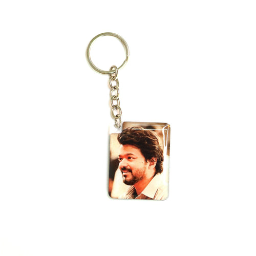 VIjay Photo Printed Keychain