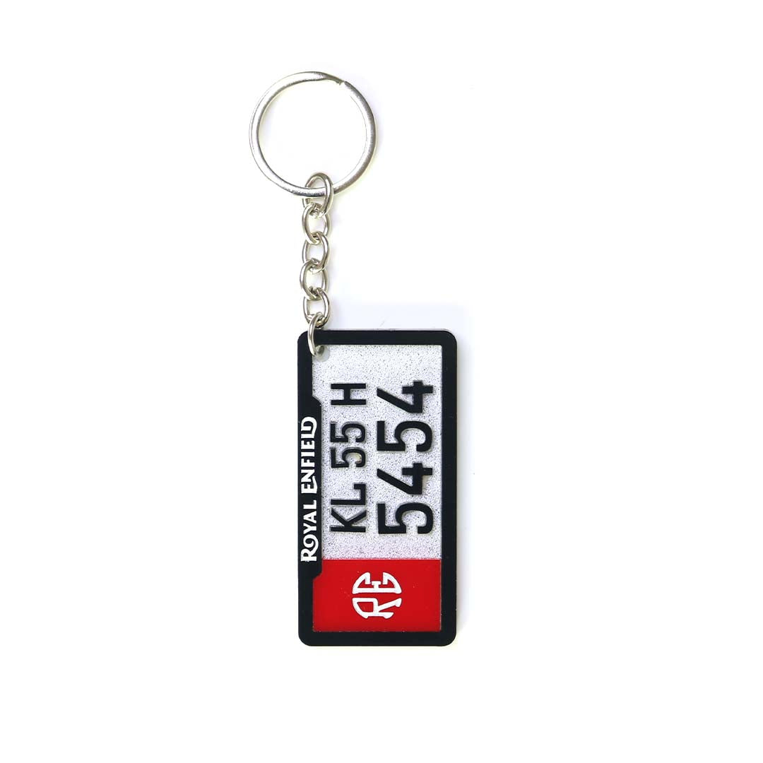 Customized Number Plate Keychain - Orbiz Creativez