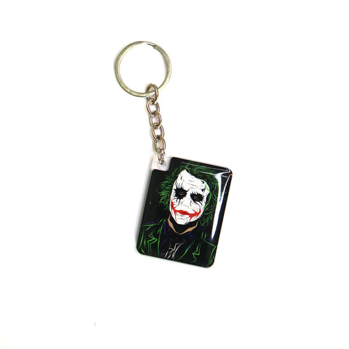 DC Joker Photo Printed Keychain