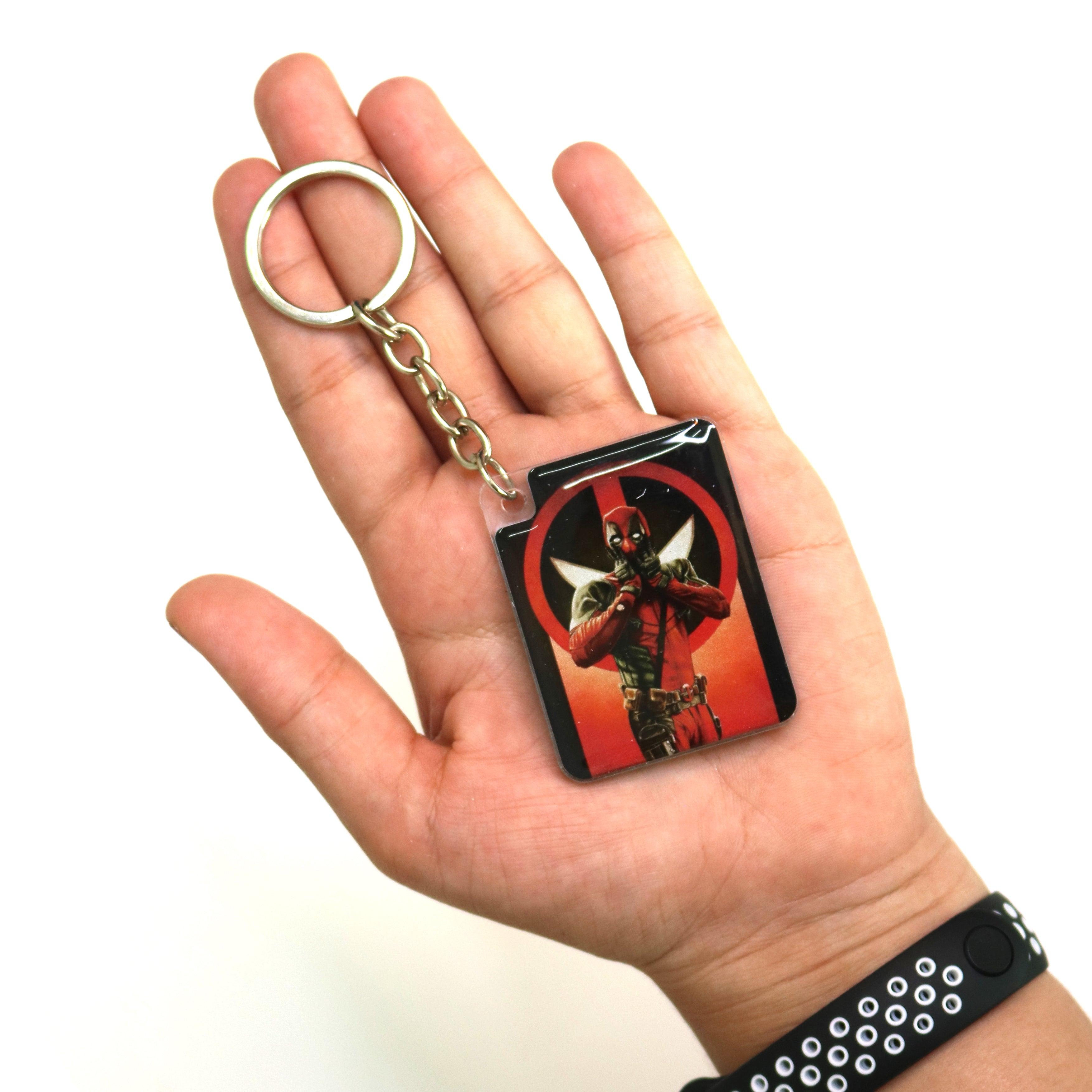 Dead Pool Photo Printed Keychain - Orbiz Creativez