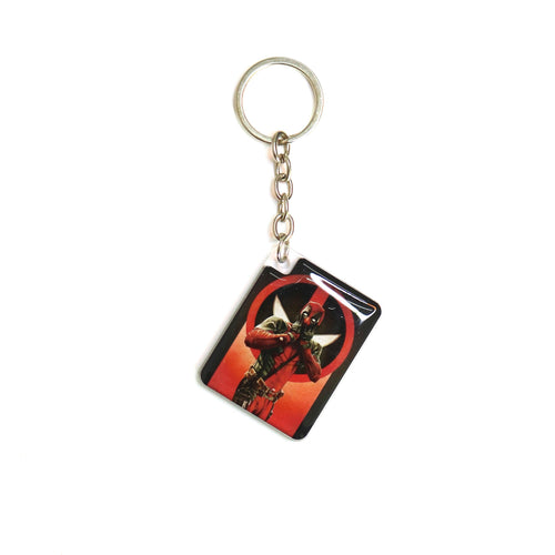 Dead Pool Photo Printed Keychain
