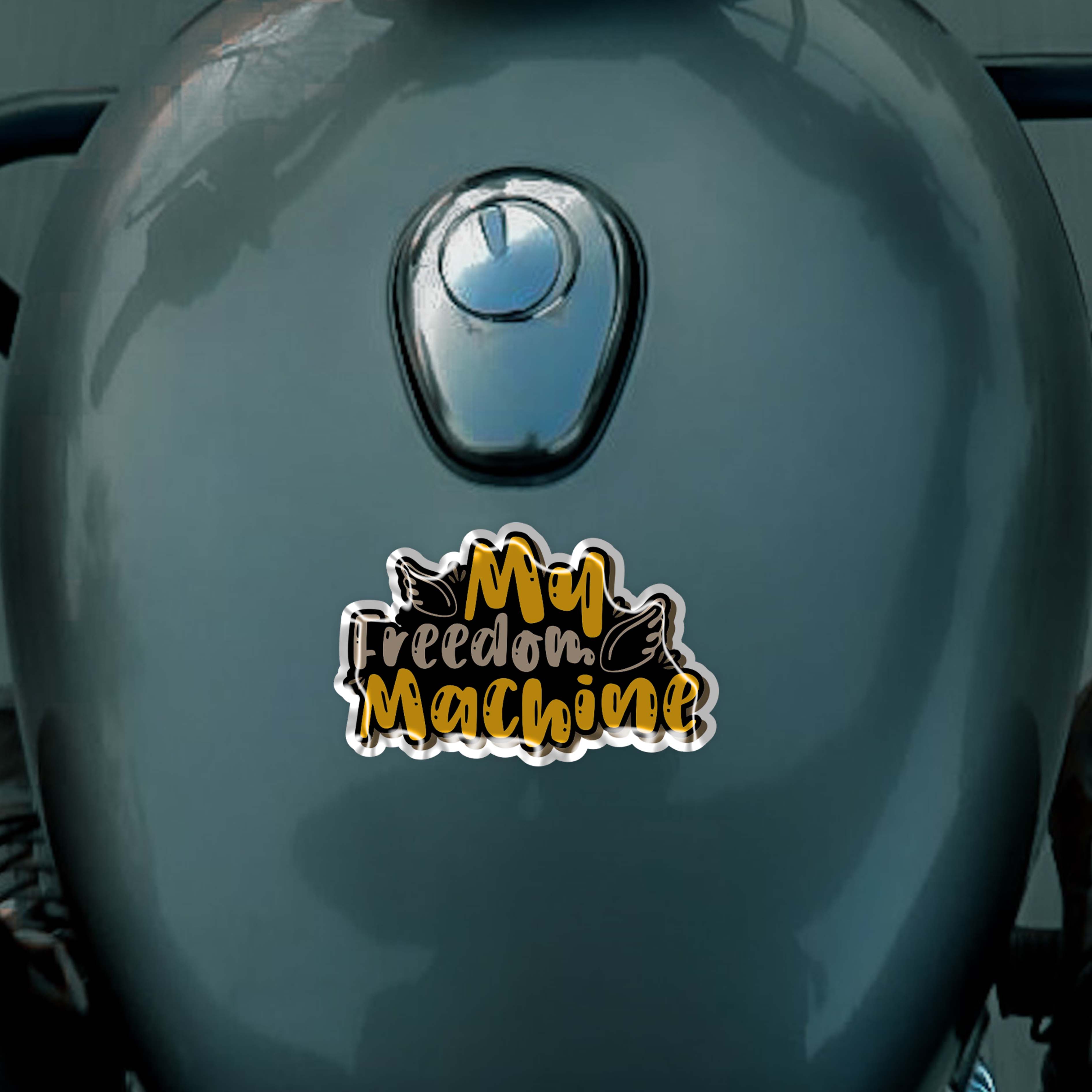 Bike Gel Sticker - Orbiz Creativez