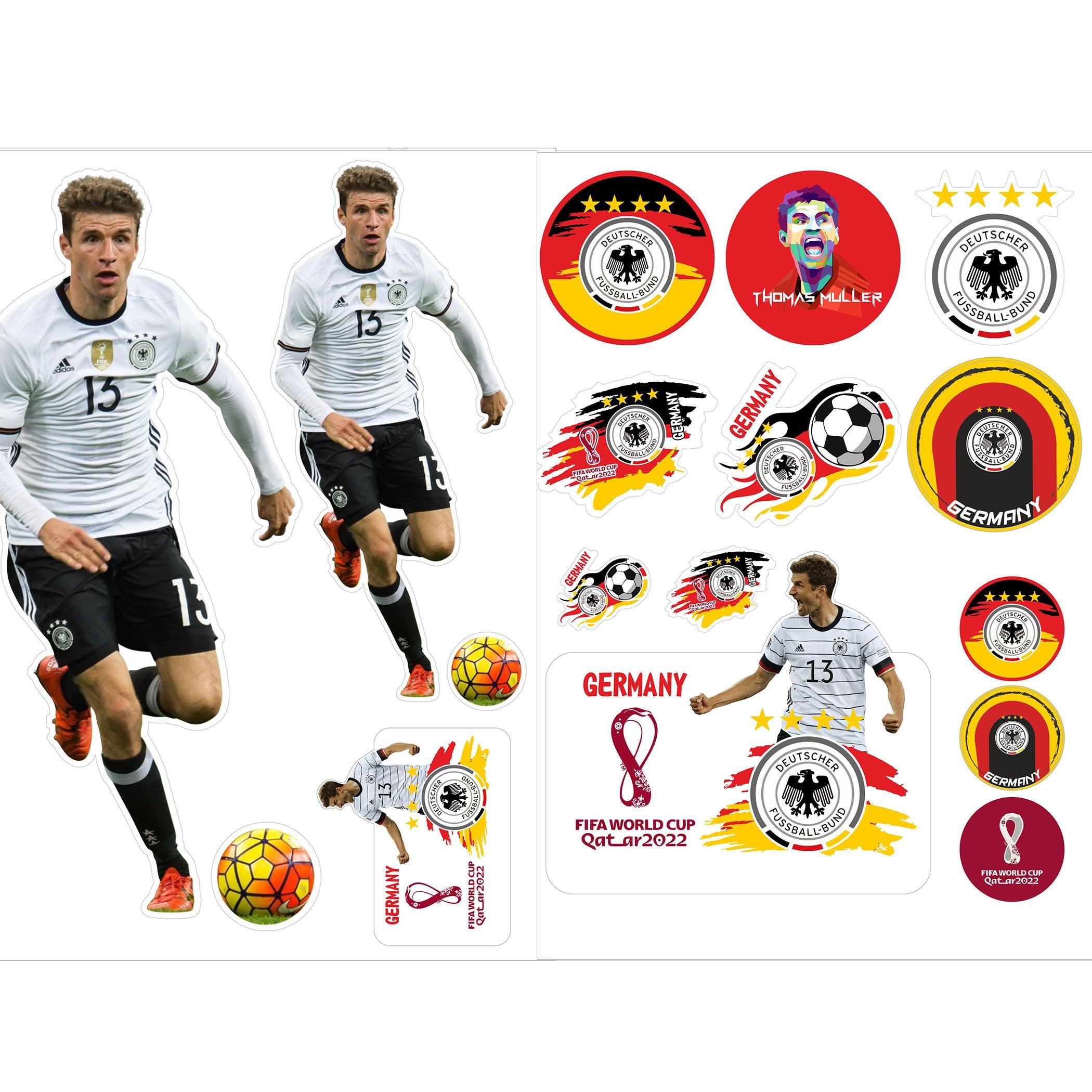 Germany Combo Stickers - Orbiz Creativez