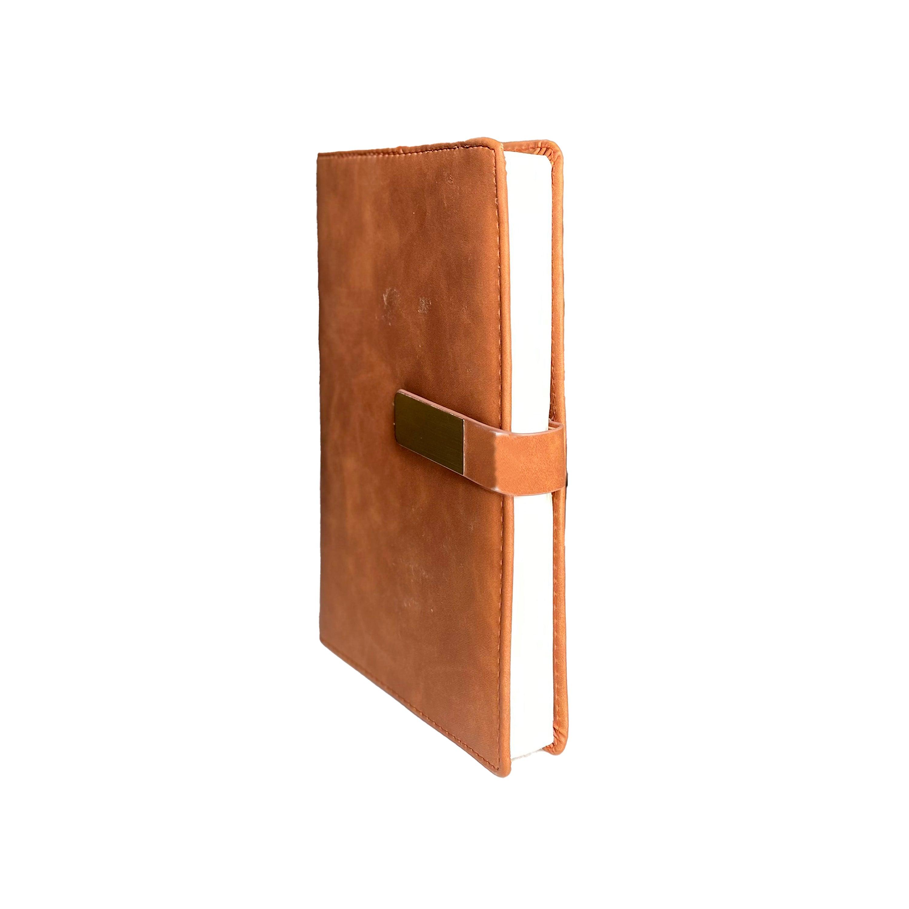 Customized Brown Colour Notepad - Orbiz Creativez