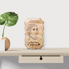 Personalized Engraved Wooden Photo Plaque - Orbiz Creativez