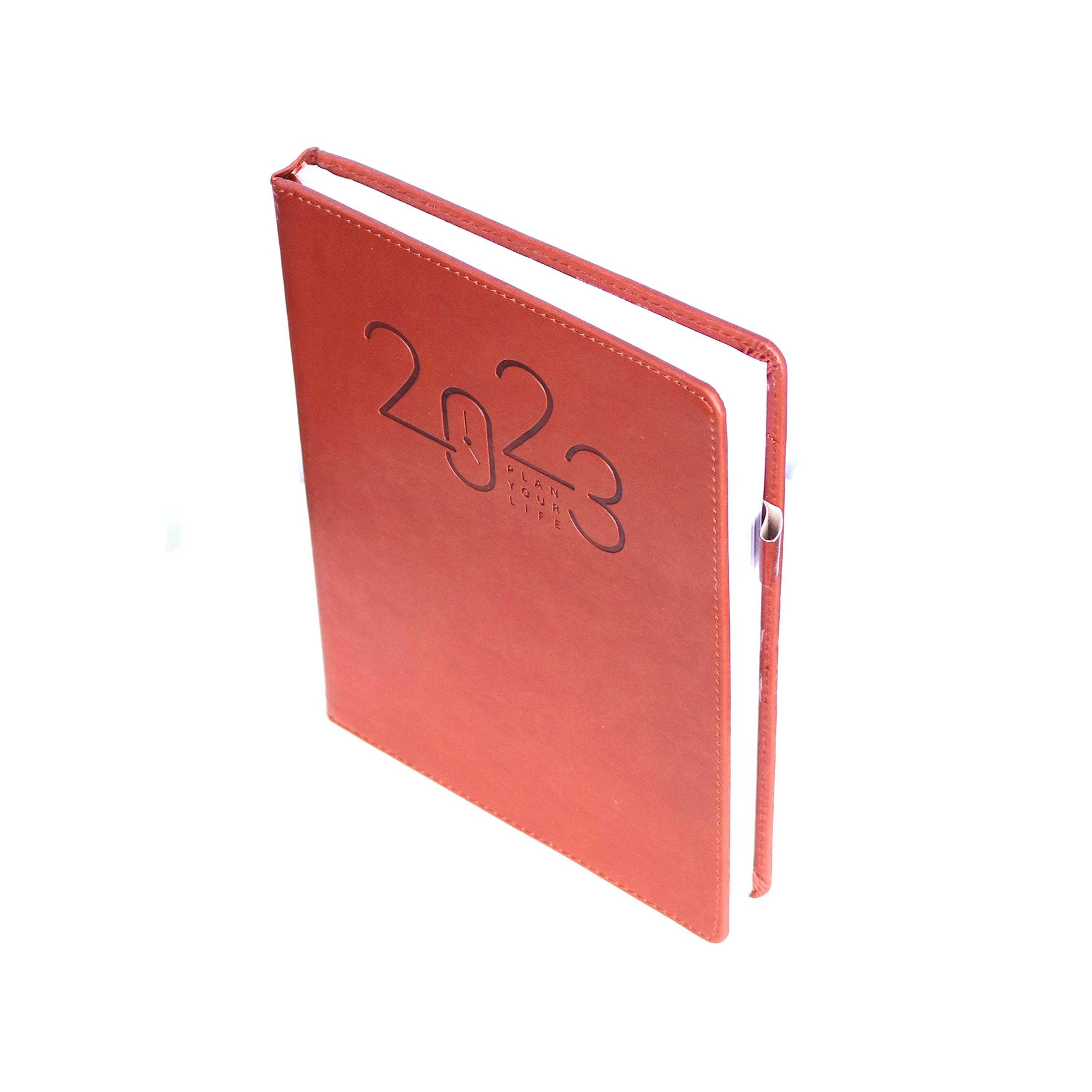 Customized Brown Colour Diary - Orbiz Creativez