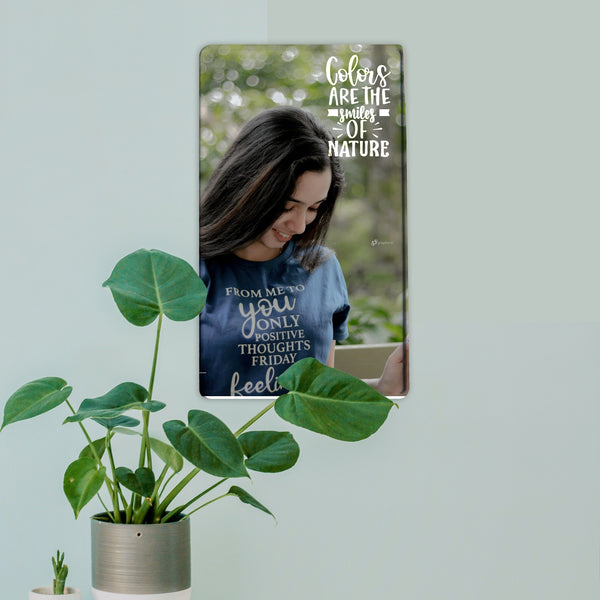 Personalised Aluminium Fun Plate, Full Photo With Quote