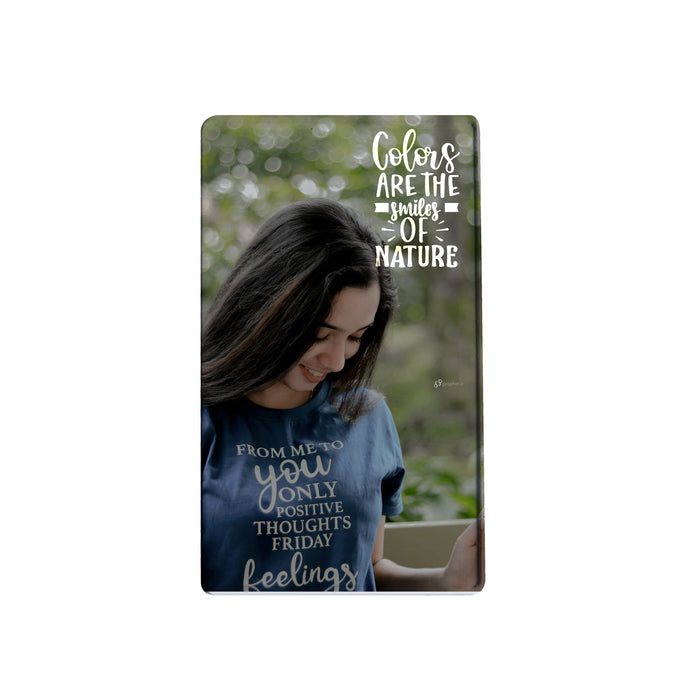 Full Photo With Quote fun plate