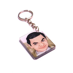 Mr Bean Photo Printed Keychain - Orbiz Creativez