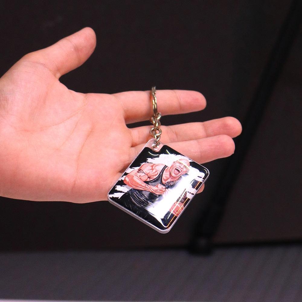 The Rock Photo Printed Keychain - Orbiz Creativez