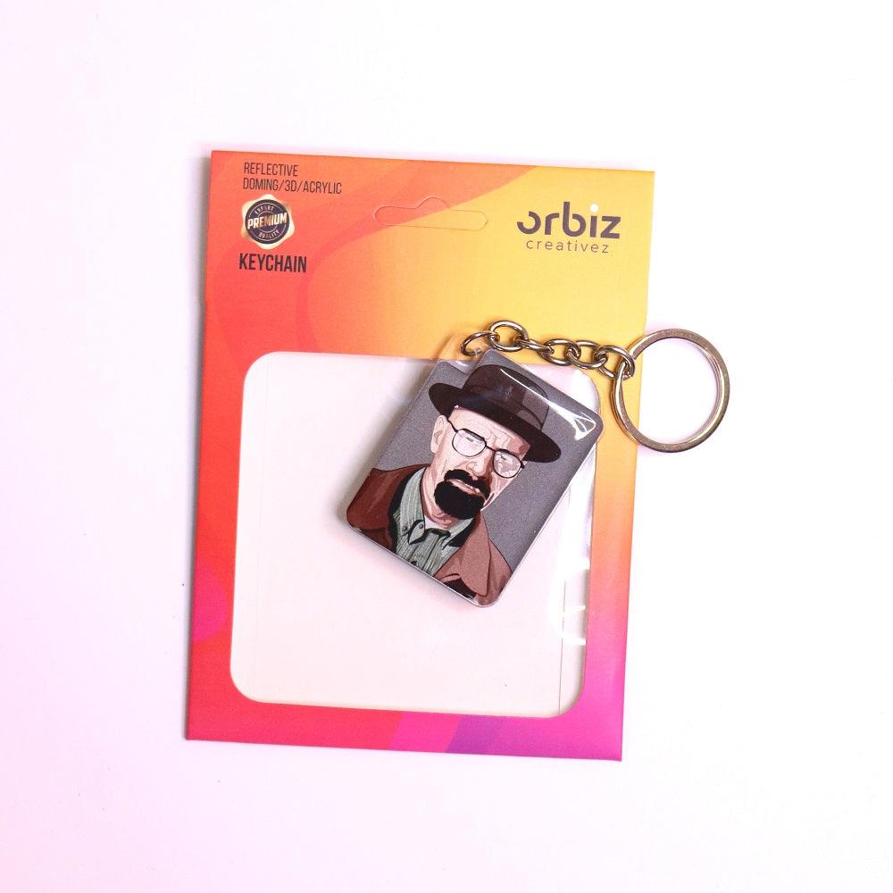 Walter White Photo Printed Keychain - Orbiz Creativez