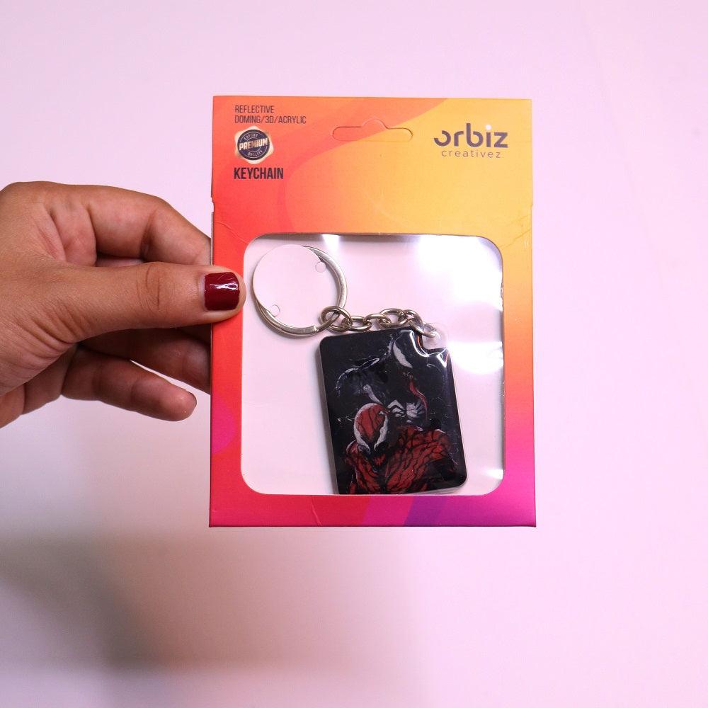 Venom Photo Printed Keychain - Orbiz Creativez