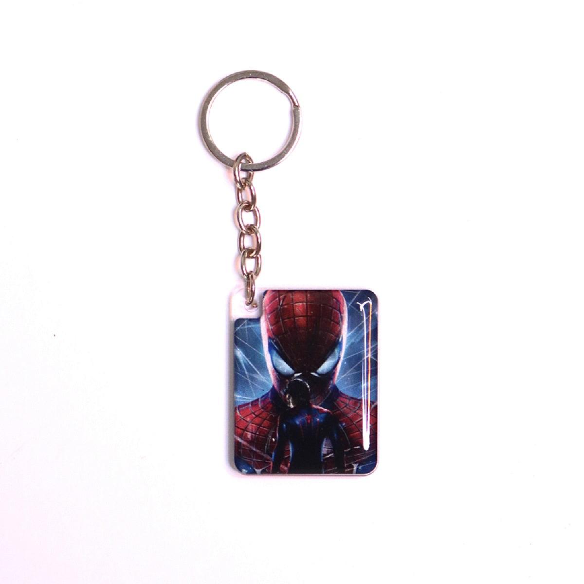 Spider Man Photo Printed Keychain - Orbiz Creativez