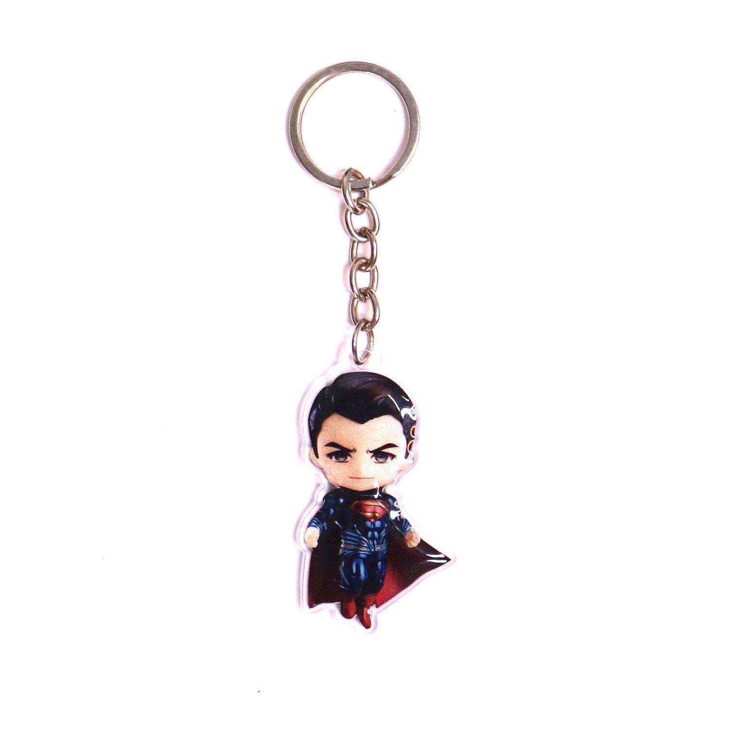 Superman Cartoon Keychain - Orbiz Creativez