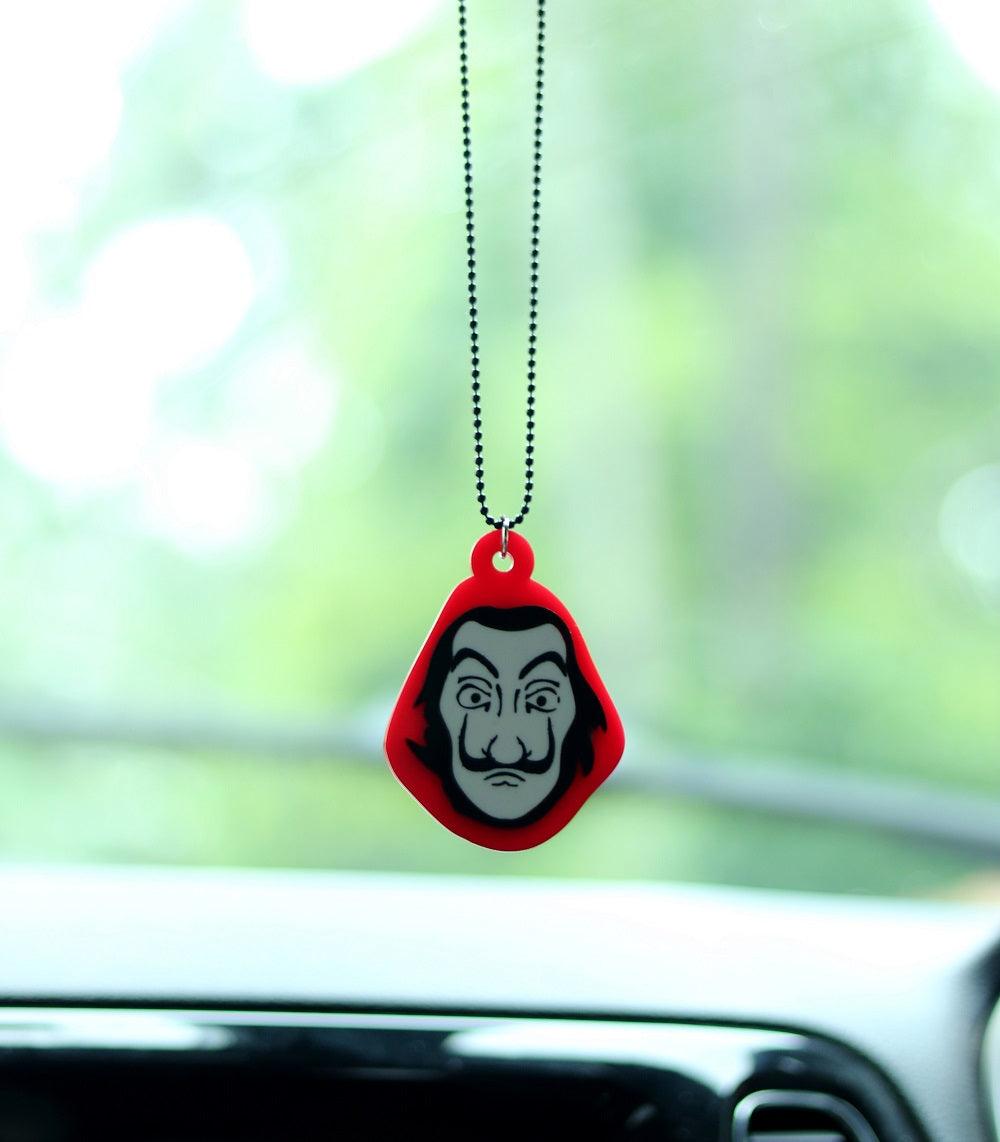 Money Heist Car Mirror Hanging - Orbiz Creativez