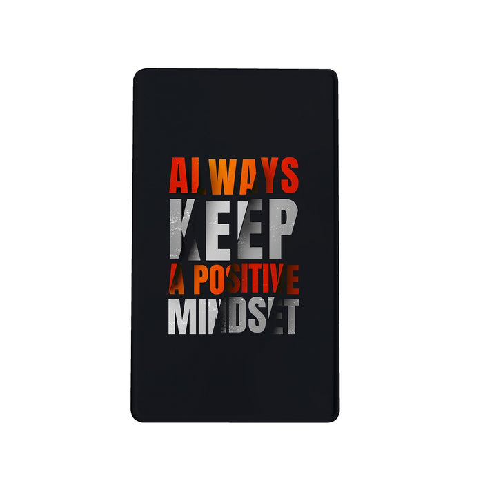 Positive Mindset Quote fun plate