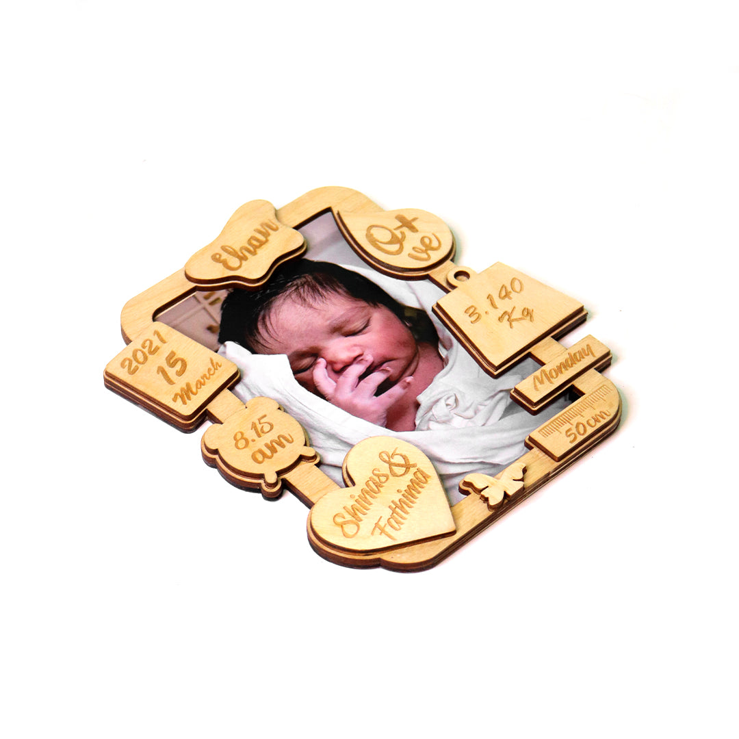 Personalized Baby PhotoFrame - Orbiz Creativez