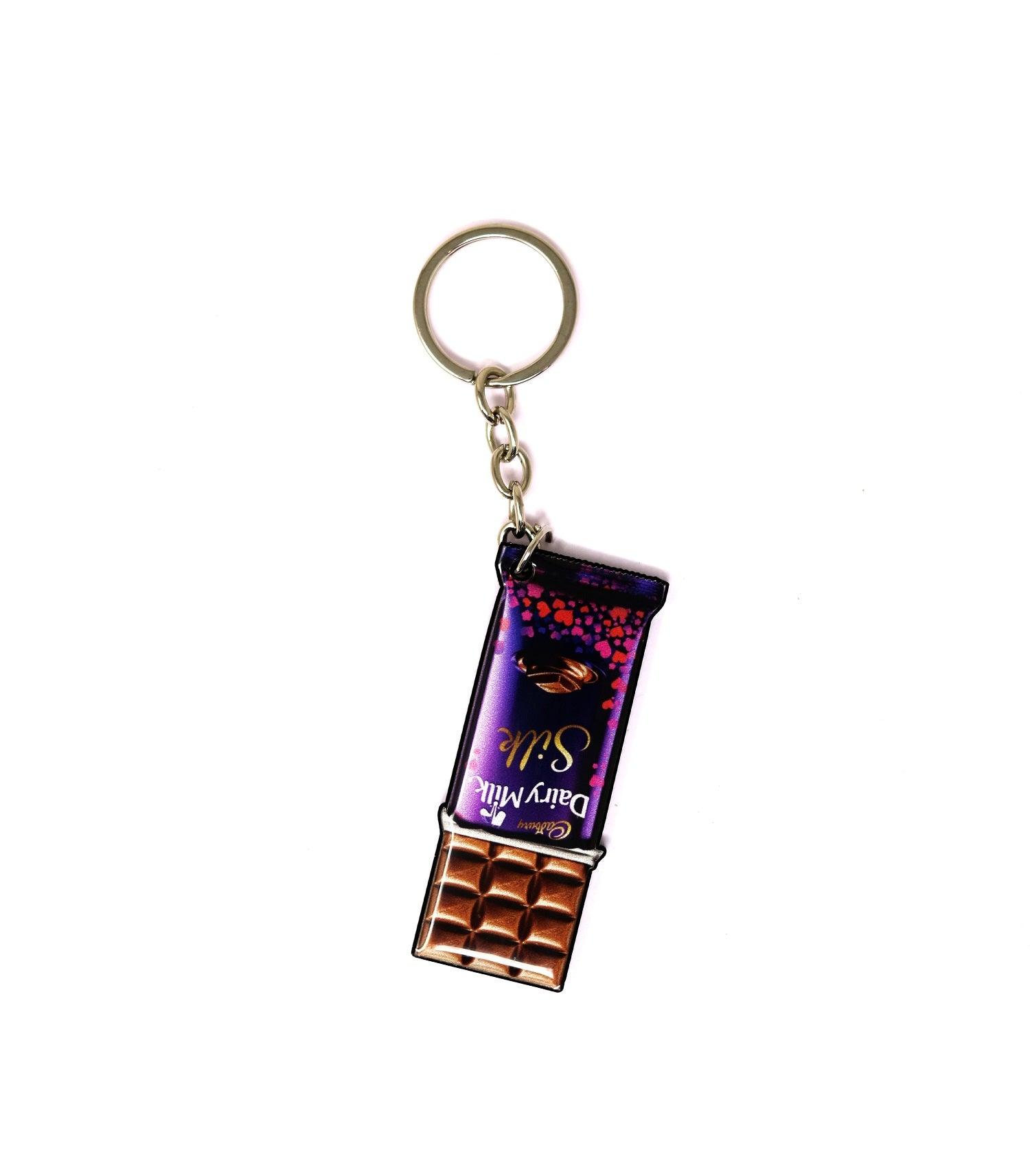 Dairy Milk Shape Keychain - Orbiz Creativez