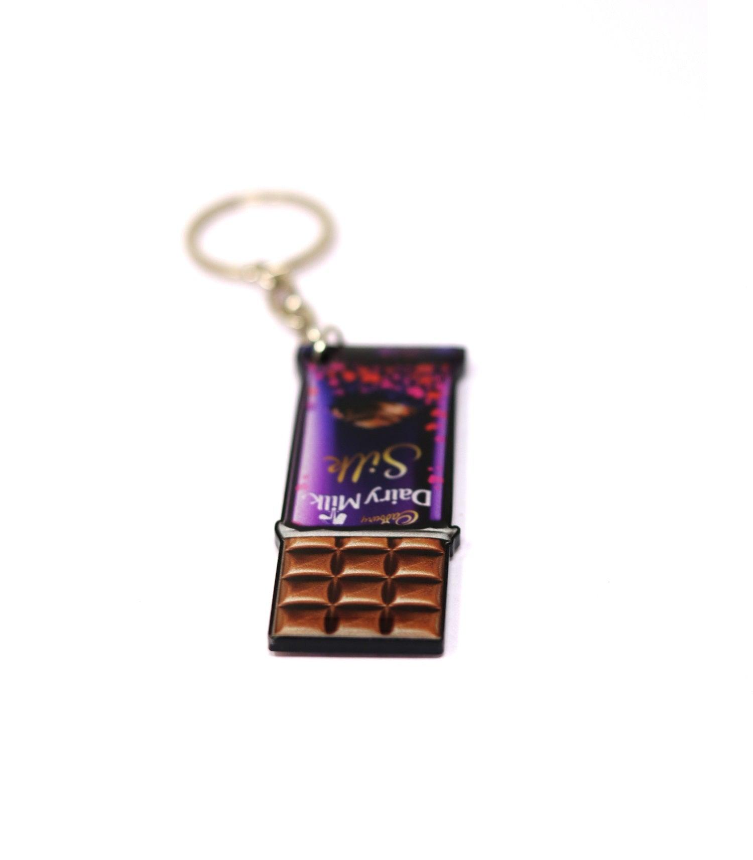 Dairy Milk Shape Keychain - Orbiz Creativez