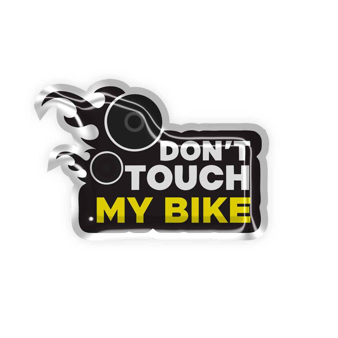 Dont Touch Bike Gel Sticker