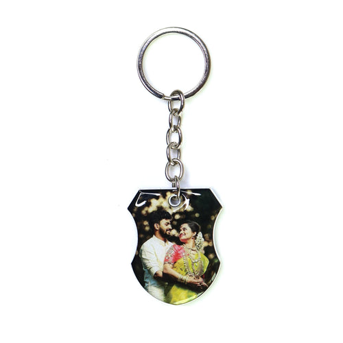 Customized Couple Photo Keychain