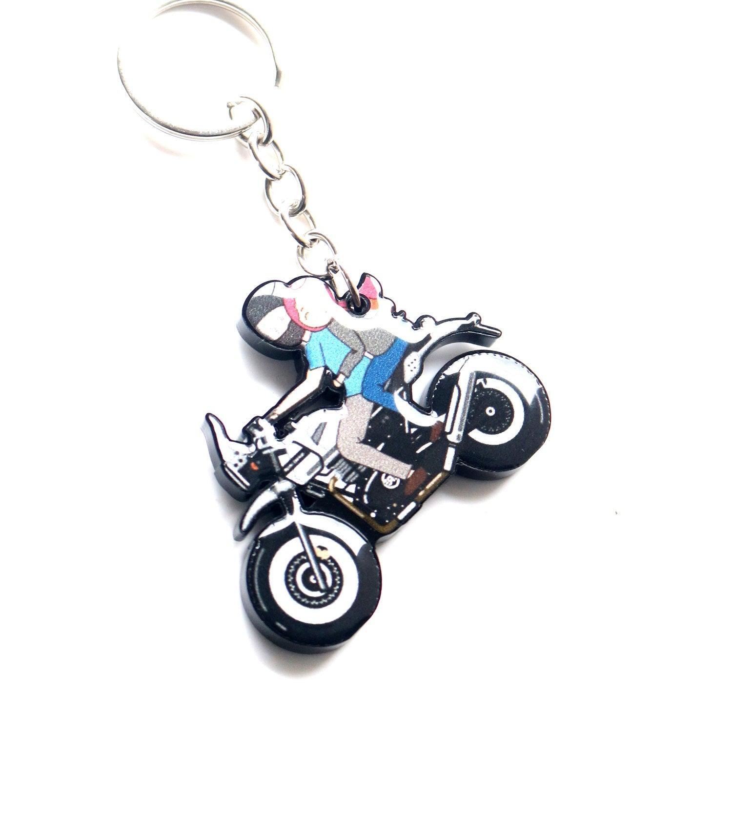 Bike keychain