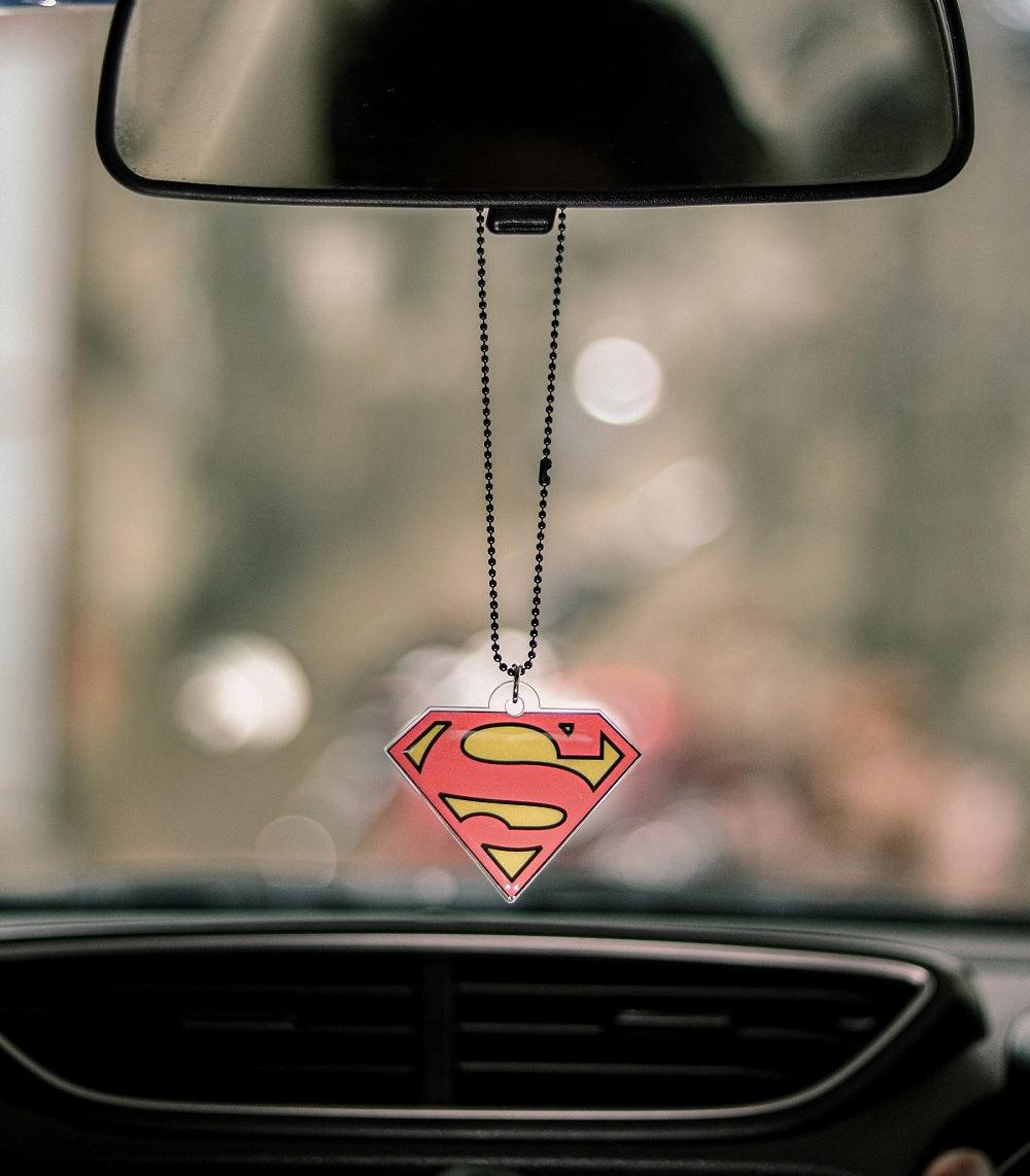 Superman Car Mirror hanging - Orbiz Creativez