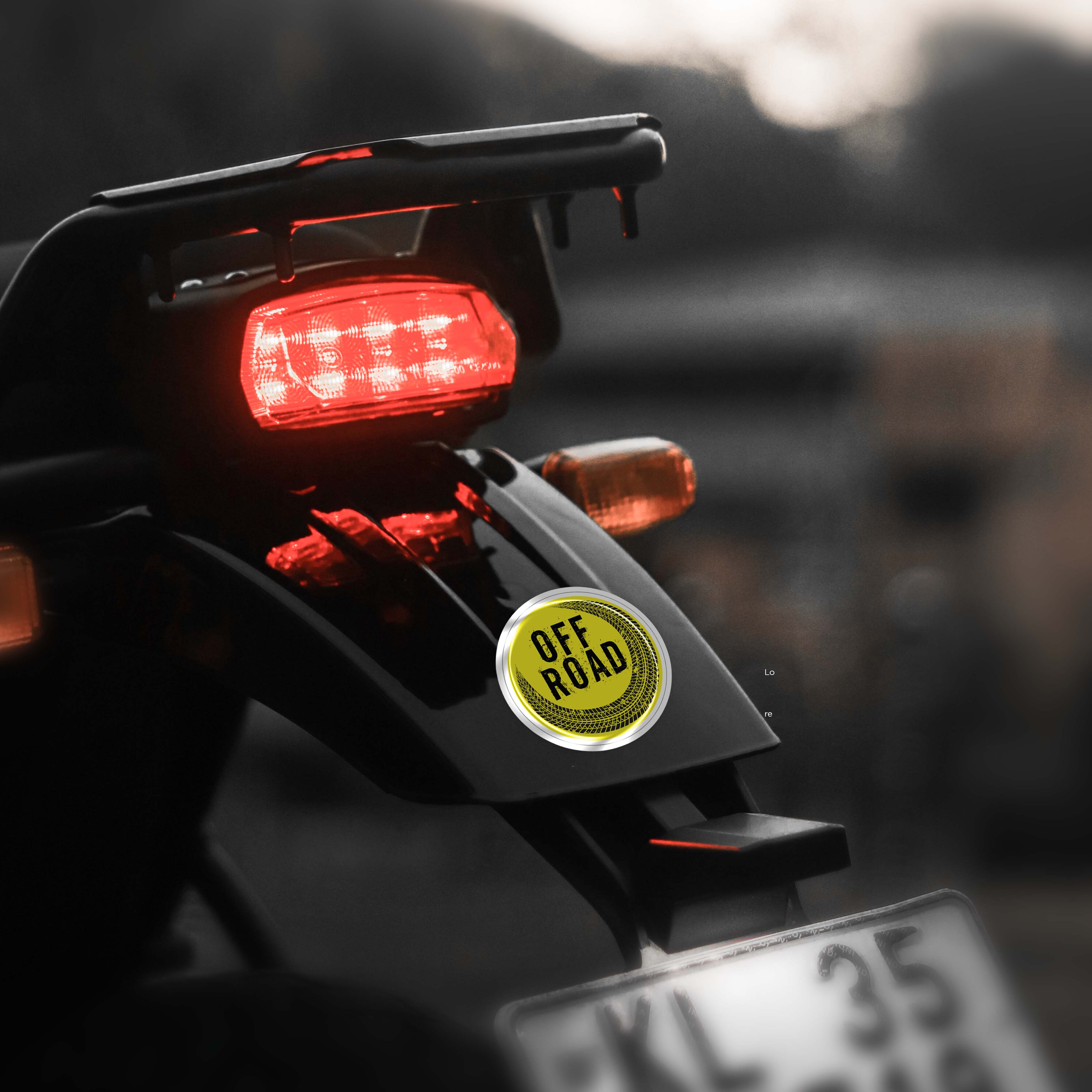 Bike Gel Sticker - Orbiz Creativez
