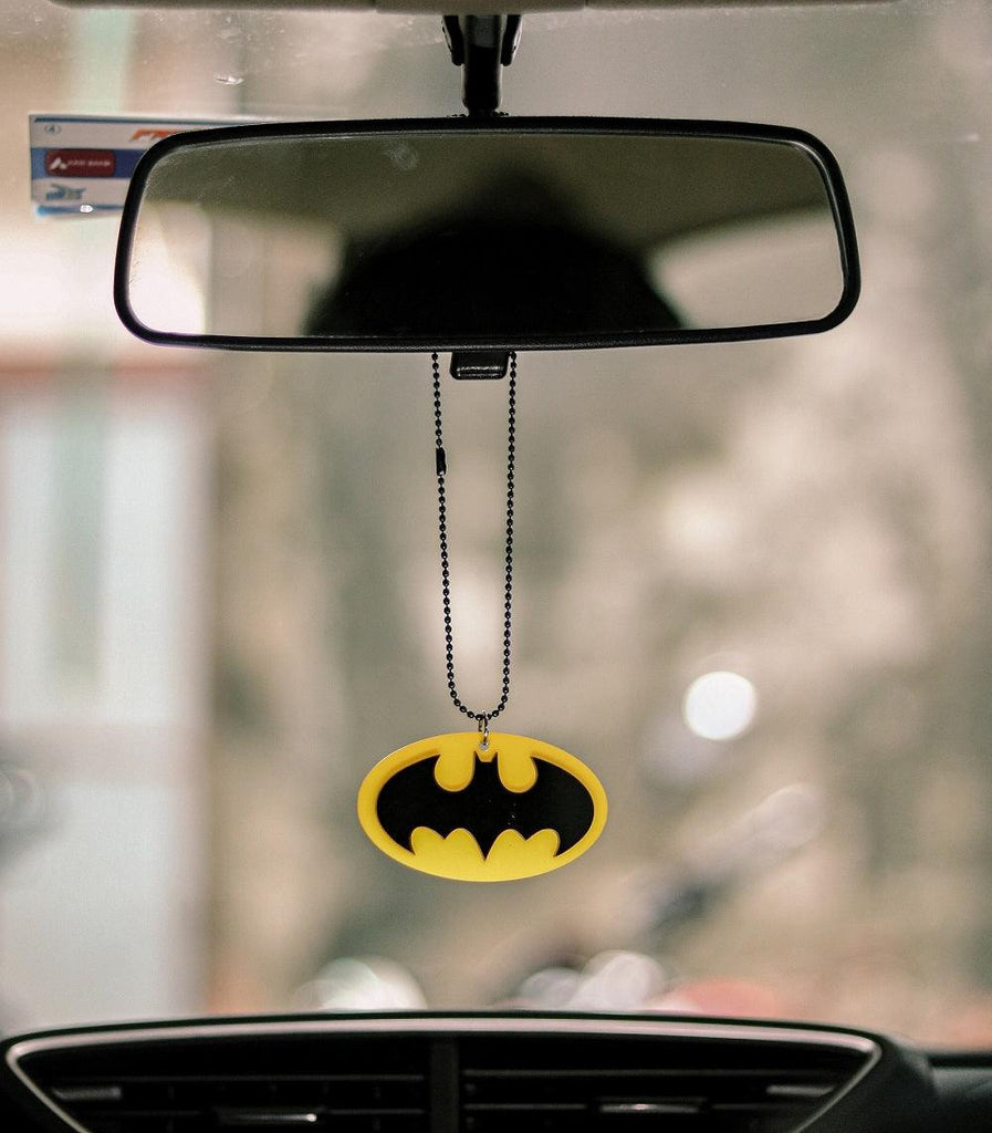 Batman Car Mirror Hanging Get Personalized Car Mirror Hangers