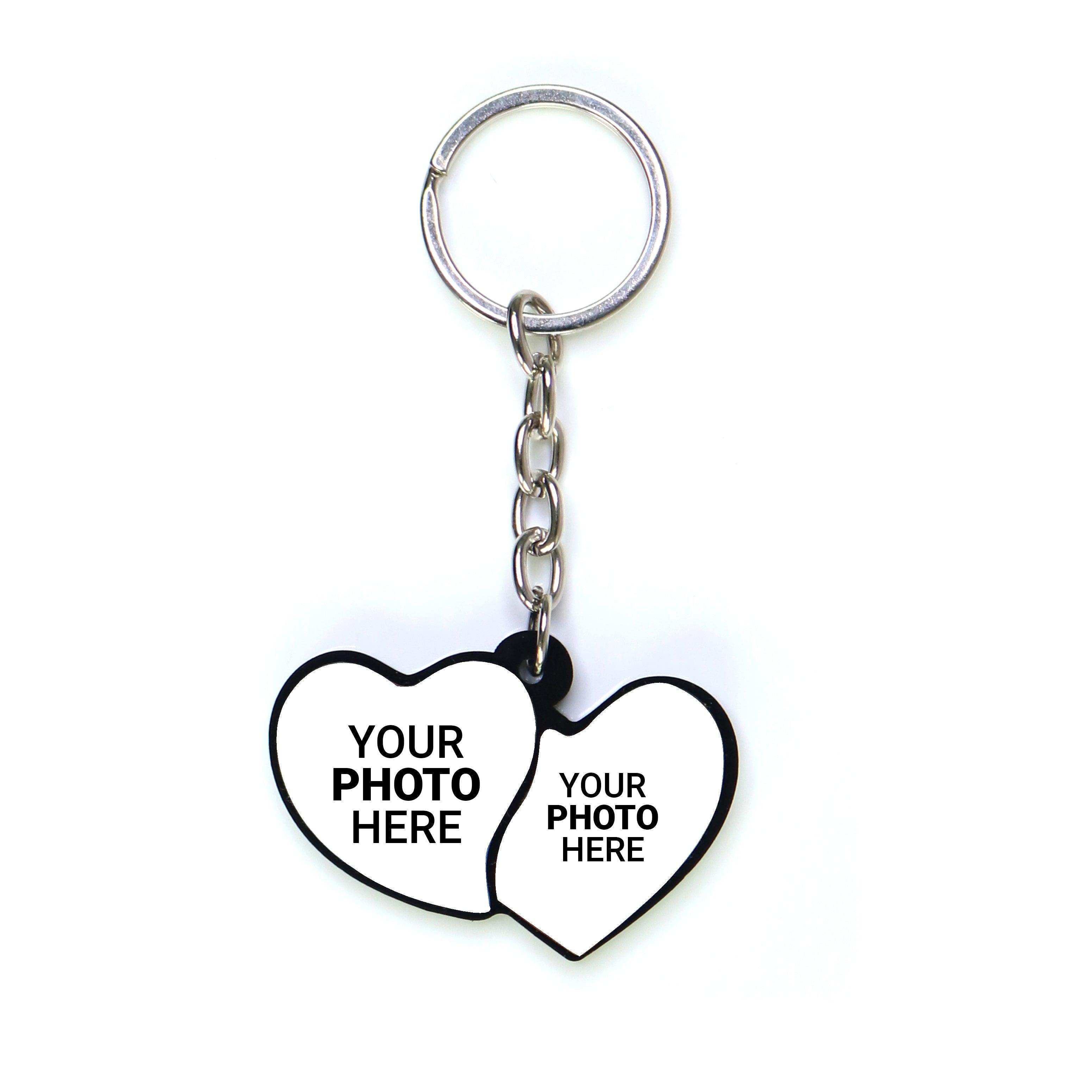 Couple Photo Printed Keychain - Orbiz Creativez