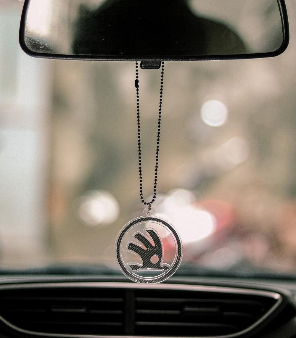 Skoda Car Mirror Hanging - Orbiz Creativez