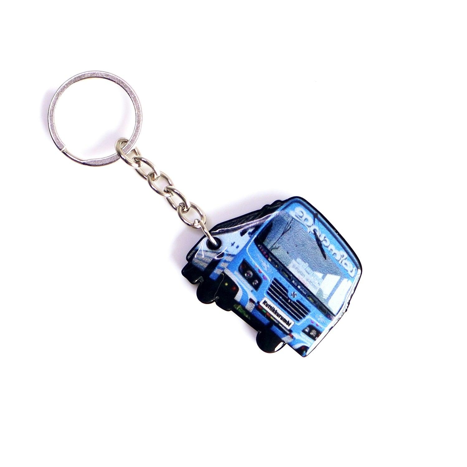 Customized Bus Shape Keychain - Orbiz Creativez