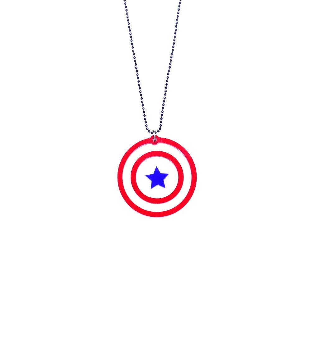 Captain America Car Mirror Hanging - Orbiz Creativez