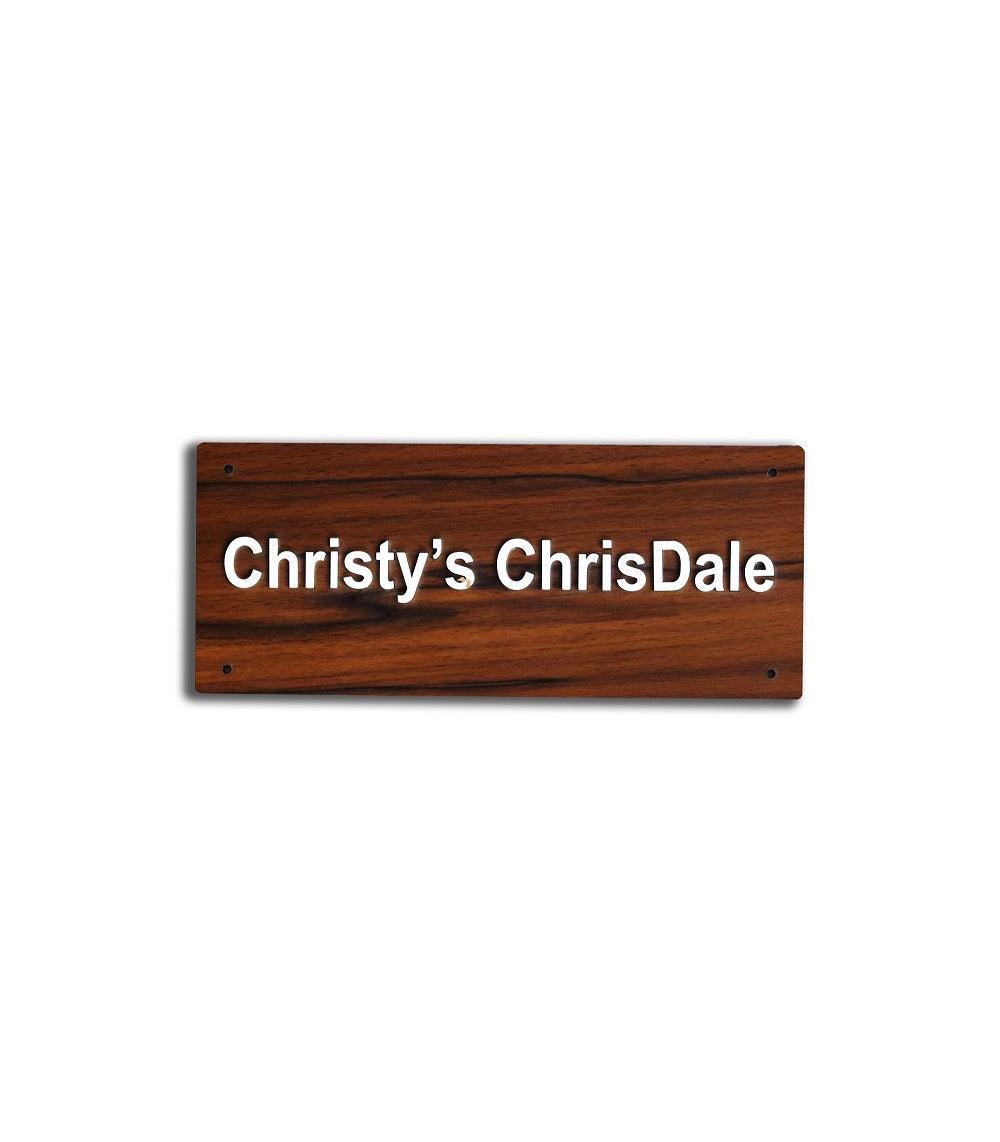 Customized Acrylic House Name Board - Orbiz Creativez