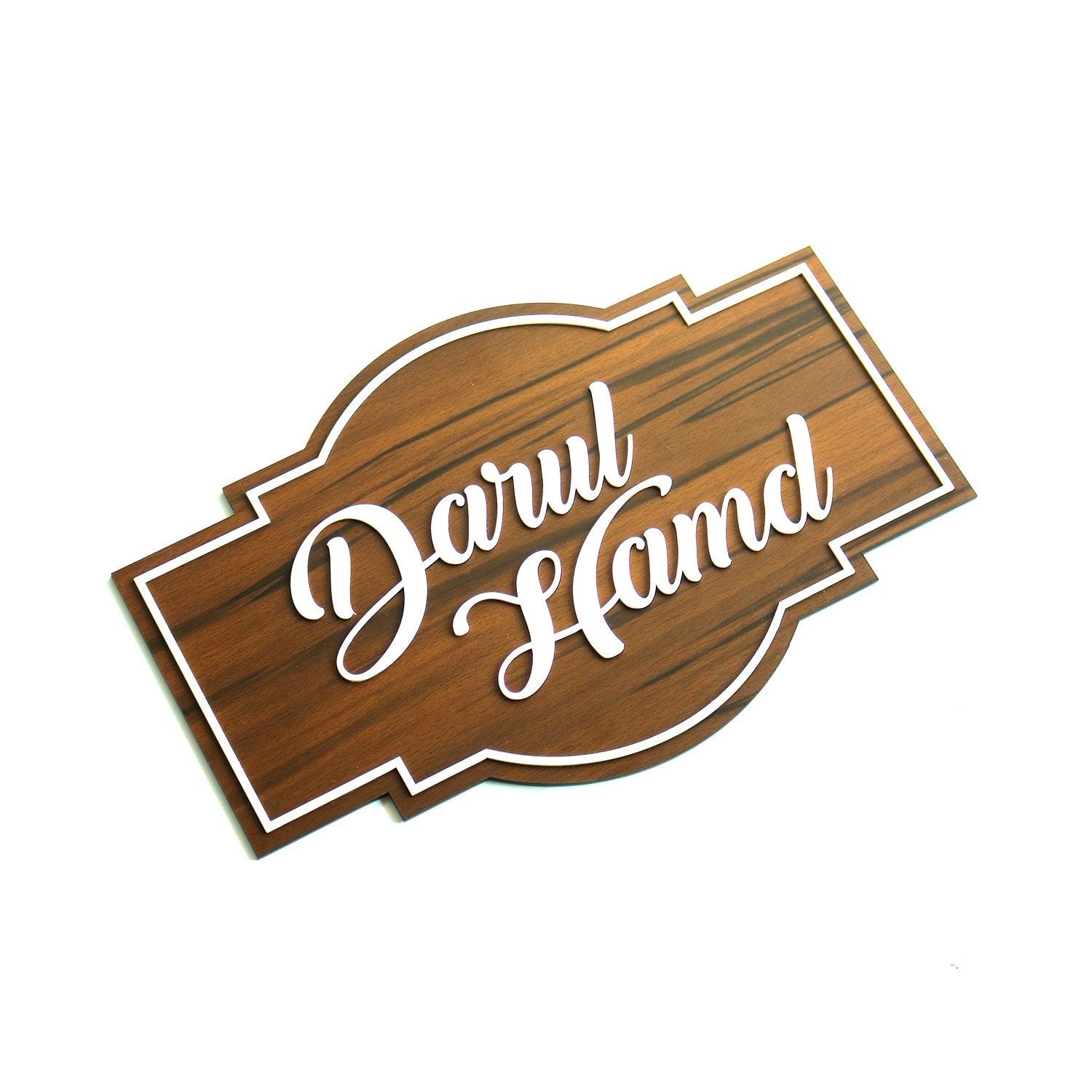 Customized Acrylic House Name Board - Orbiz Creativez