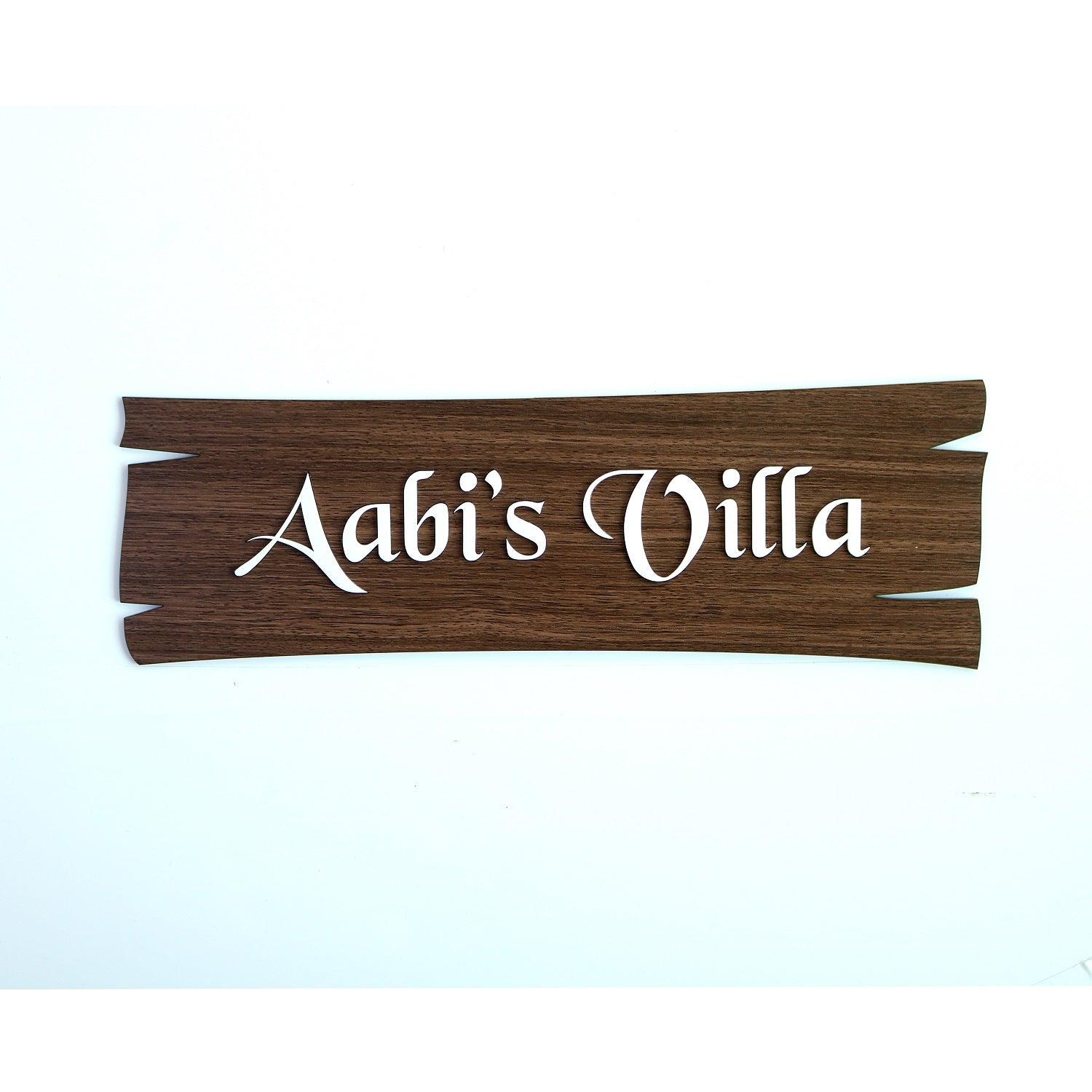 Customized Acrylic House Name Board - Orbiz Creativez