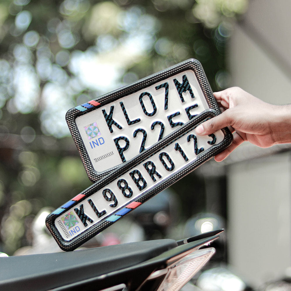 HSRP Bike Number Plate Gel Frame - BMW HONEY - Orbiz Creativez