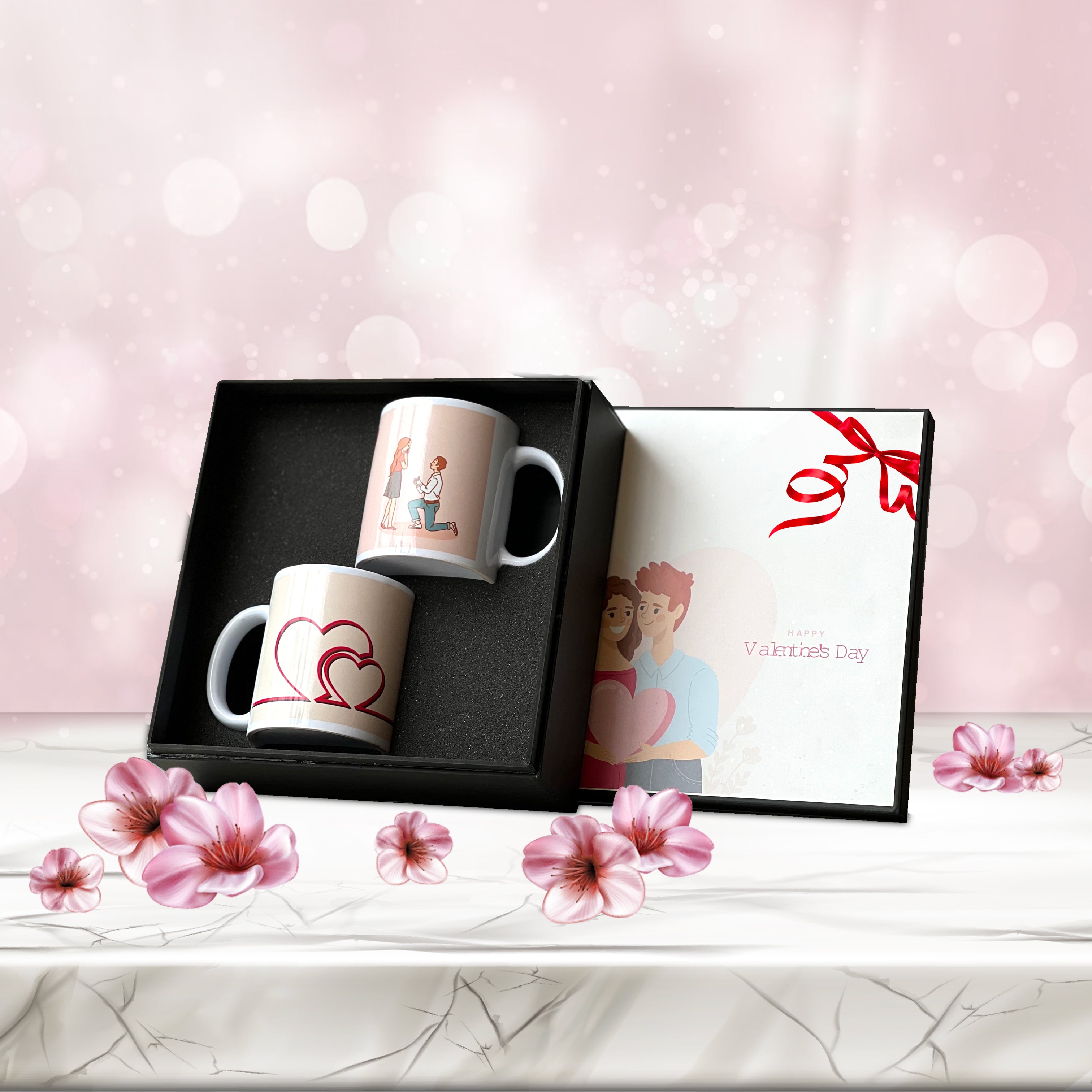 Valentine's Day Mugs Set - Orbiz Creativez