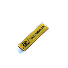 Customized Pin Name Badge - Orbiz Creativez