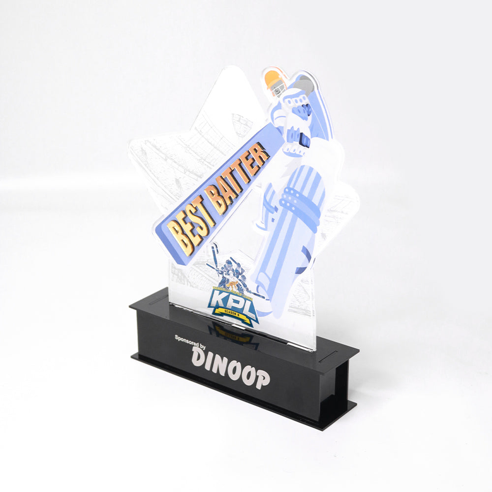 Best Batter Cricket Memento - Orbiz Creativez