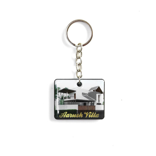 Customized Home Photo Keychain