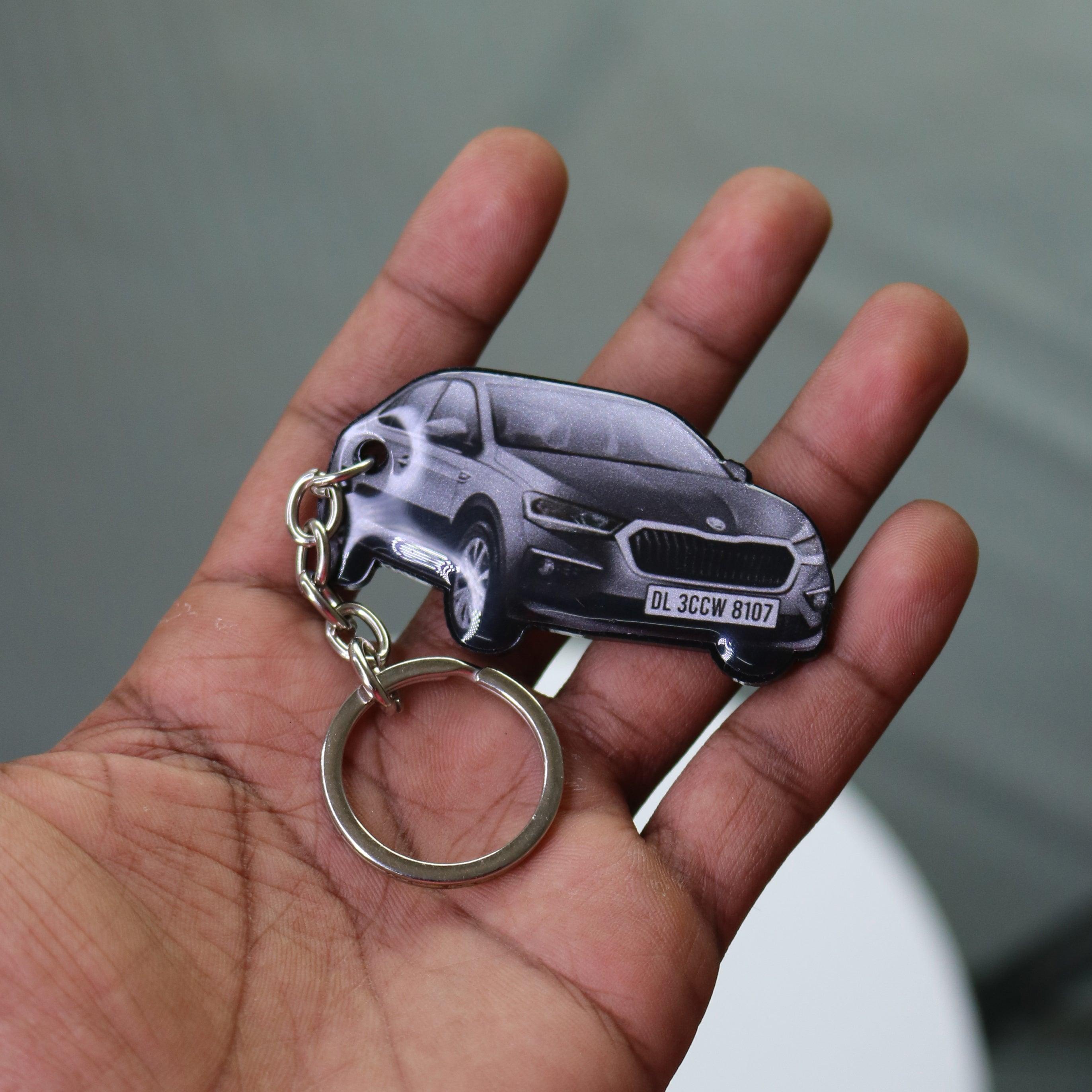 Customized Car Shape Keychain – Orbiz Creativez