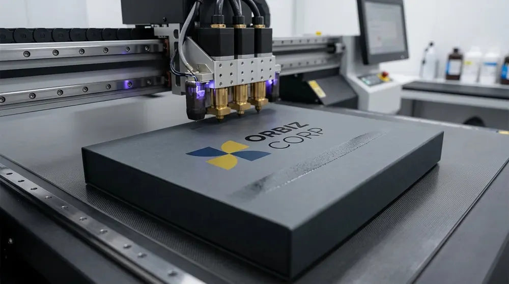 UV printing in progress